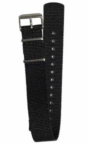 Black Nylon Strap For Seiko 5 Sports  22mm L0FP02CJ0