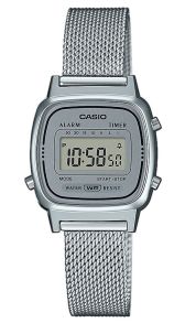 Vintage digitalklocka från Casio med meshband | LA670WEM-7EF