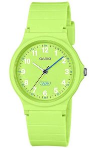 Grön bio-baserad Casio analog klocka med arabiska siffror | LQ-24B-3BEF