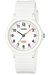 Vit biobaserad Casio damklocka med minimalistisk design | LQ-24B-7BEF