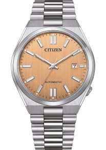 Citizen Tsuyosa Automatic herrklocka i stål med 8210 urverk och laxrosa urtavla | NJ0159-86Z