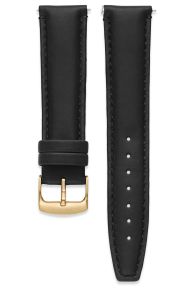 Svart läderarmband - IHS 20mm Leather 77.01.20 IPG Buckle