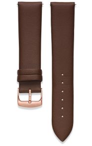 Brunt läderarmband, som reserv eller ersättning - IHS 20mm Leather  301.02.20 IPR Buckle