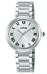Lorus Ladies Steel Quartz Roman Numerals 30mm