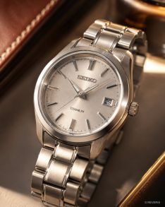 Seiko Mens Titanium Sapphire 40mm