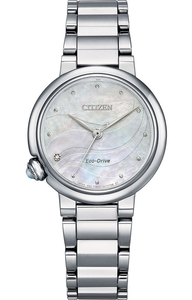 Montre Femme Citizen Dorée à Diamants - Éco-Drive (alimentée Par La Lumière) - Occasion Comme Neuve