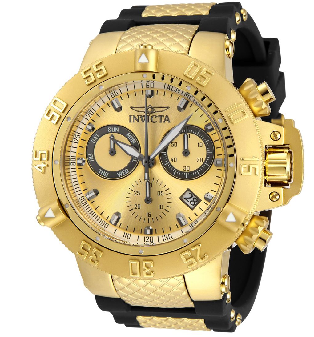 Invicta Subaqua Noma III Quartz 5517 Svart silikon herrklocka
