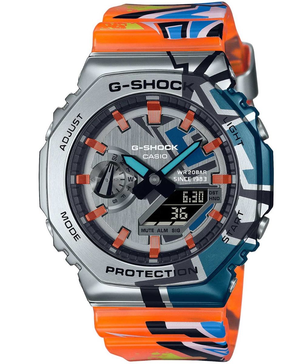G-Shock Silverfärgad/Resinplast Ø44.4 mm Ref. GM-2100-1AER