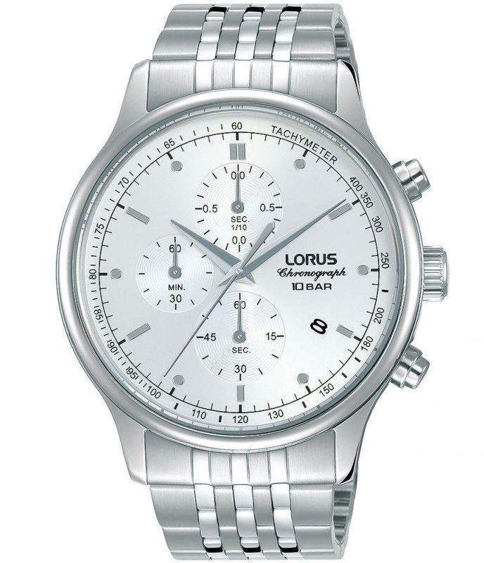 Lorus Chronograph Mens RM315GX9 - Silver rostfri stål herrklocka