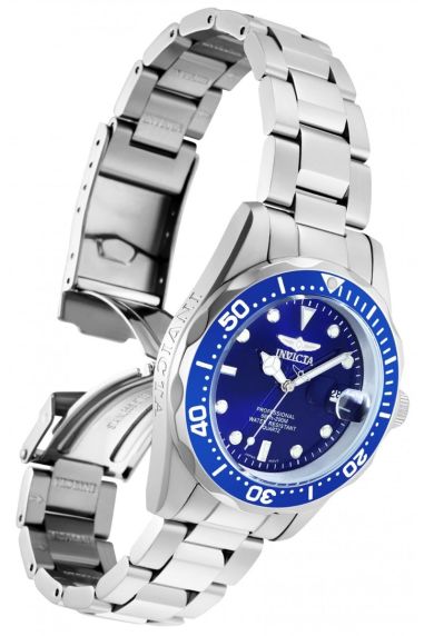 Invicta armbandsklocka i stål, med datumvisning - Invicta Pro Diver 9204