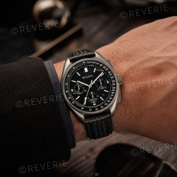 Bulova lunar pilot chronograph - Apollo 15 edition kvartsur med månlandningshistoria 45mm