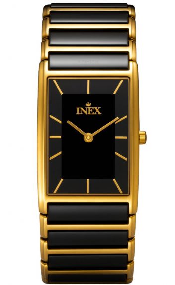Svart keramik, en klocka för kvinnor - Inex Ceramic Lady A64154D5I - RIP