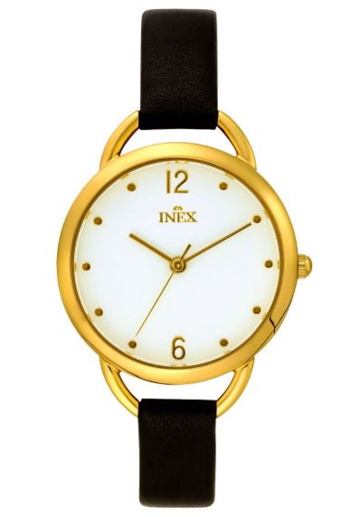 Tydlig övergång mellan armband och boett - Inex Ladies Gold/White A69509D0P