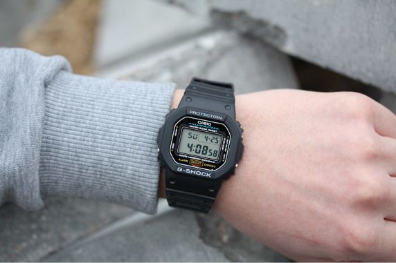 Svart armbandsur - Casio G-Shock Black - DW-5600E-1VER