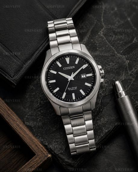 Citizen solcellsdriven herrklocka i titan med safirglas 43mm