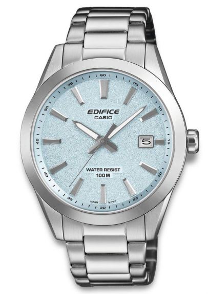 Casio Mens 100m Icy Blue Steel 40mm
