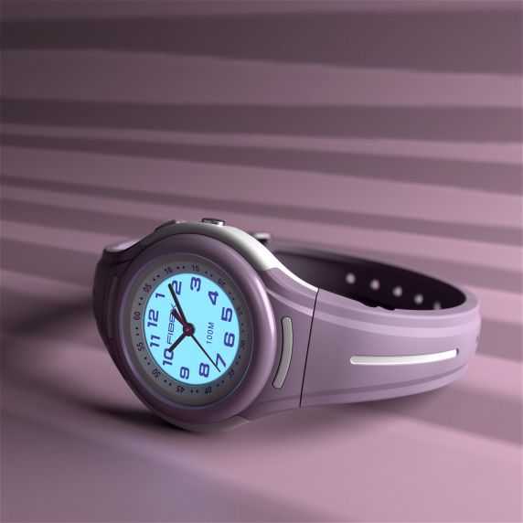 Billig armbandsklocka för kvinnor eller barn - Fibex Mini 100M Aqua Lume FIBEXAAD06