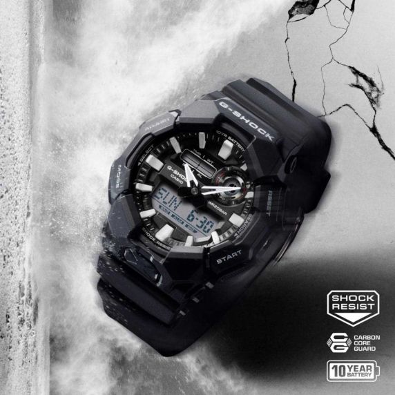 G-Shock Carbon Core Guard ana-digital klocka med svart och miljövänlig design | GA-010-1AER