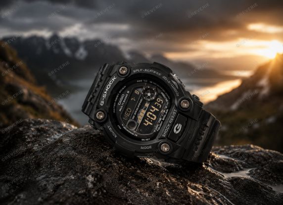 XL Casio sportklocka med solenergi och tidvattenmätare | 50mm