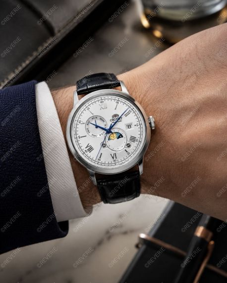 Orient automatisk herrklocka med månfas 41mm