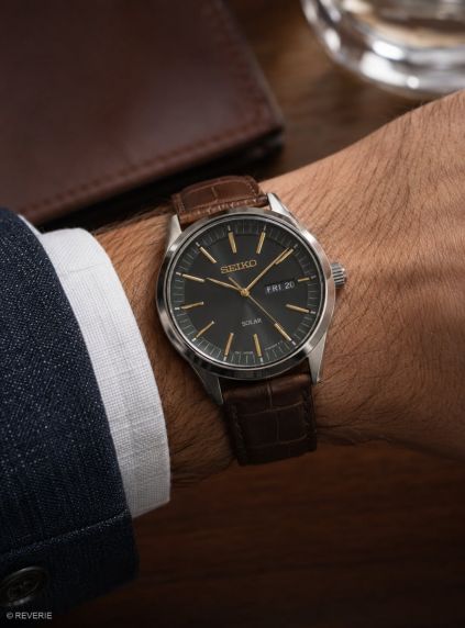 Seiko Mens Green Solar 40mm