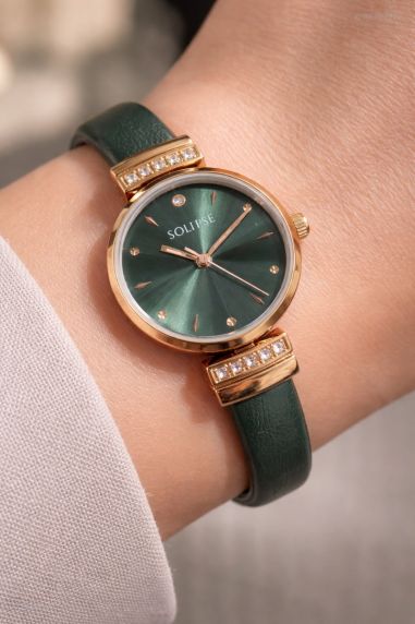 Grön av avund eller avundsjuk på grönt? Väldigt snygg klocka! - Solipse Diamond Facet SOW6905