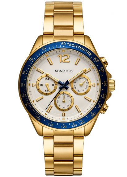 Herrur med guldarmband - Spartos Classic SPW007601