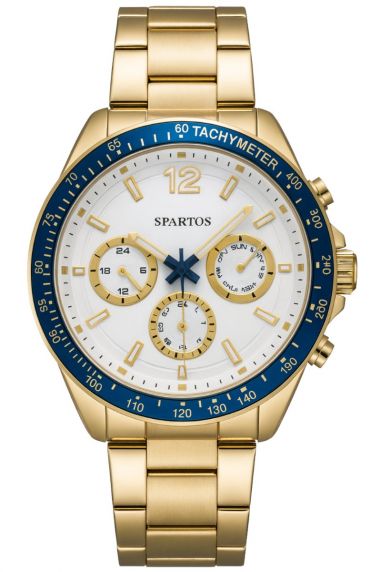 Herrur med guldarmband - Spartos Classic SPW007601