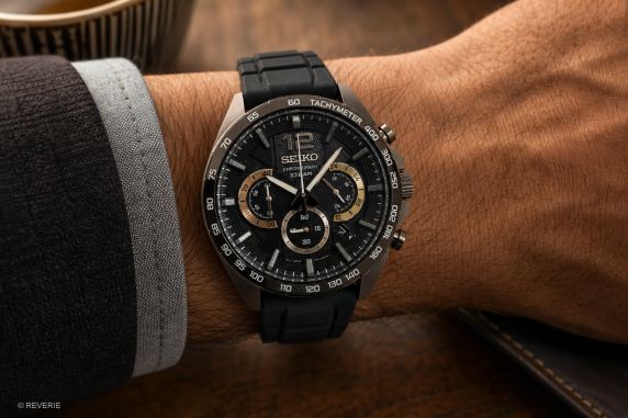 Seiko Mens Gunmetal Chronograph 43mm