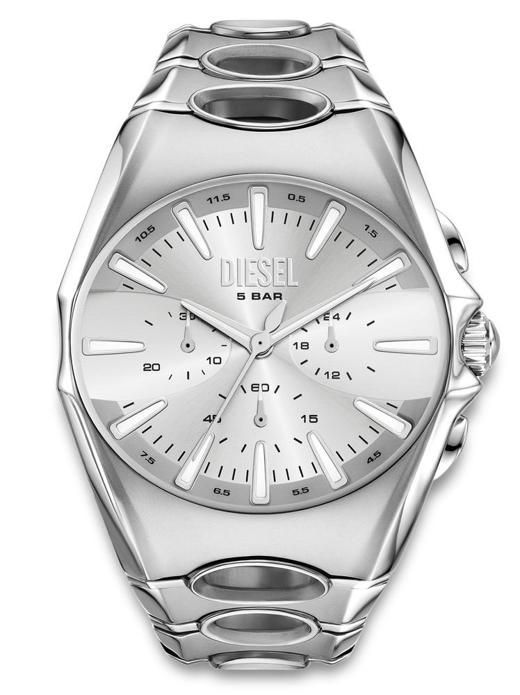 Diesel D-Curve DZ4694 - Quartz - Silver - Herrklocka - Rostfri stål - Härdat mineralglas