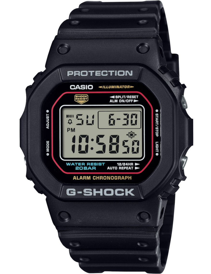 Casio G-Shock Digital Series DW-5600RL-1ER - Digitalt - Svart - Herrklocka - Harts - Härdat mineralglas