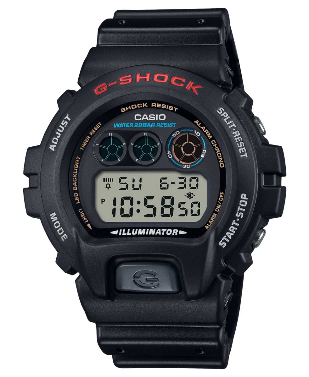 Casio Mens G-Shock Digital 50mm - Digitalt - Svart - Herrklocka - Harts - Härdat mineralglas