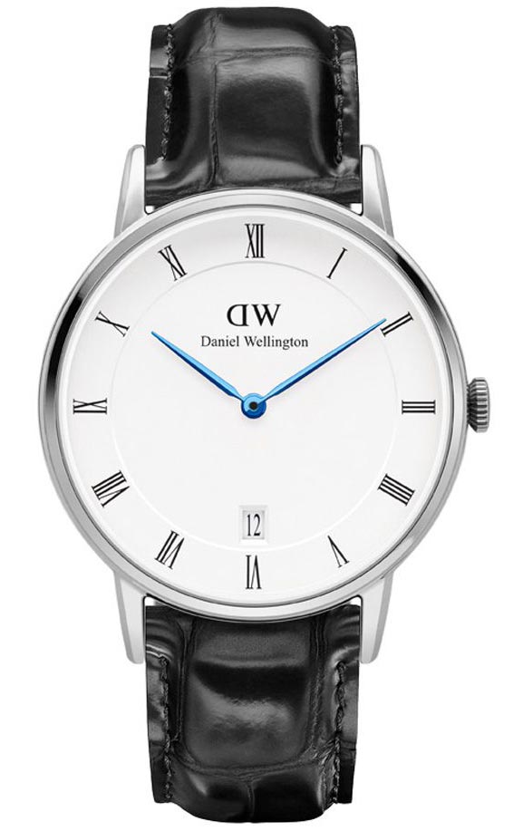Daniel Wellington Outlet | Daniel Wellington Dapper Reading - Quartz - Silver - Damklocka - Läder - Härdat mineralglas