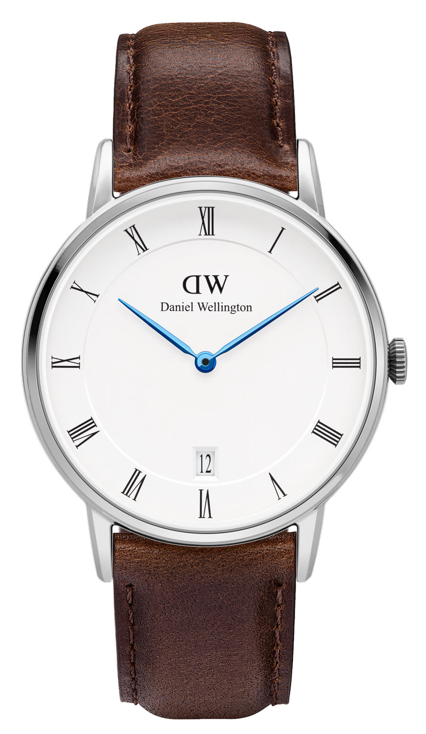 Daniel Wellington Outlet | Daniel Wellington Dapper Bristol - Quartz - Silver - Damklocka - Läder - Härdat mineralglas