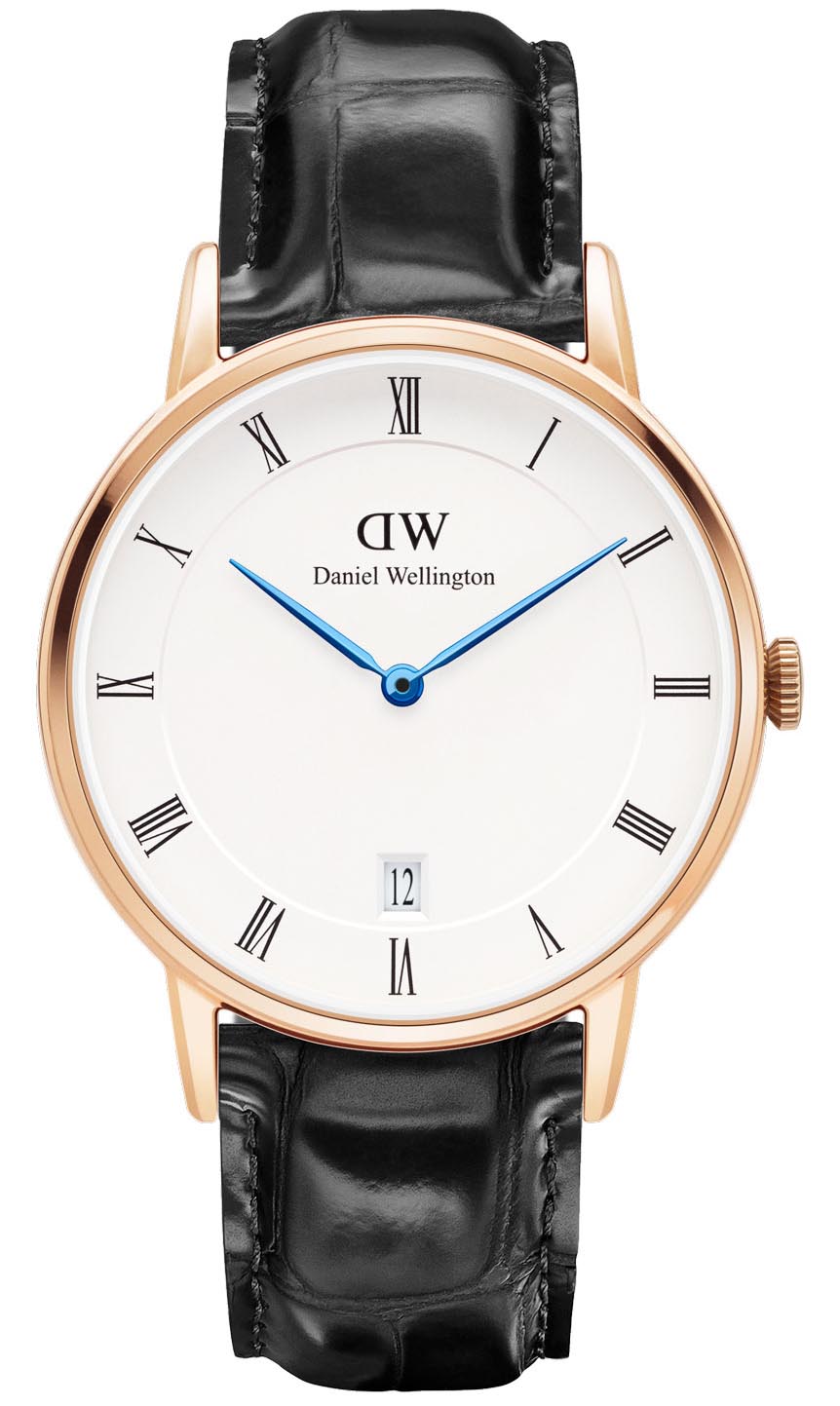 Daniel Wellington Outlet | Daniel Wellington Dapper Reading - Quartz - Rött guld - Damklocka - Läder - Härdat mineralglas