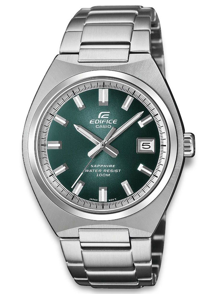 Casio Edifice EFB-109D-3AVEF - Quartz - Silver - Herrklocka - Rostfri stål - Safir