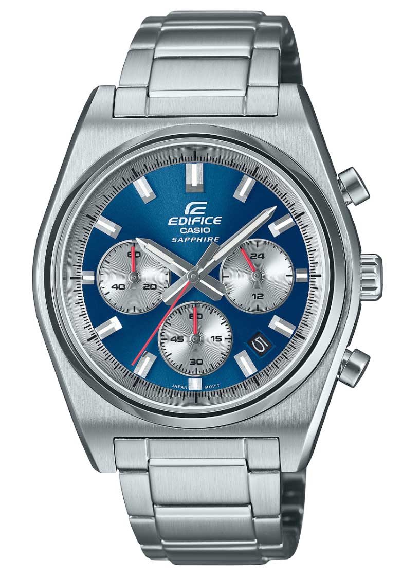 Casio Edifice EFB-730D-2AVUEF - Quartz - Silver - Herrklocka - Rostfri stål - Safir