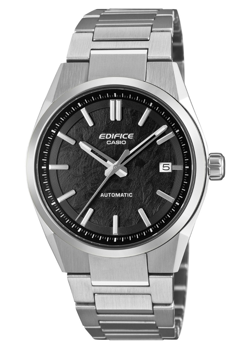 Casio Edifice Automatic EFK-110D-1AER - Mechanical Automatic (hand-wound) - Silver - Herrklocka - Rostfri stål - Safir