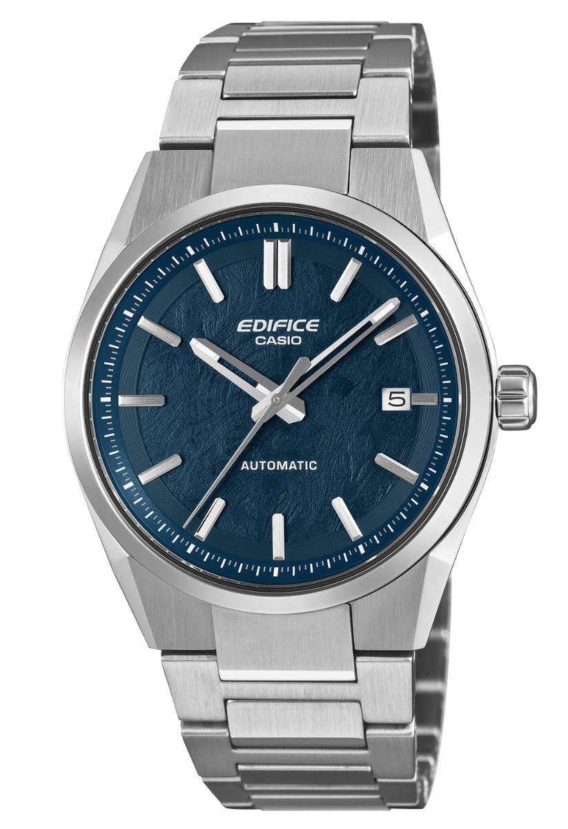 Casio Edifice Automatic EFK-110D-2AER - Mechanical Automatic (hand-wound) - Silver - Herrklocka - Rostfri stål - Safir