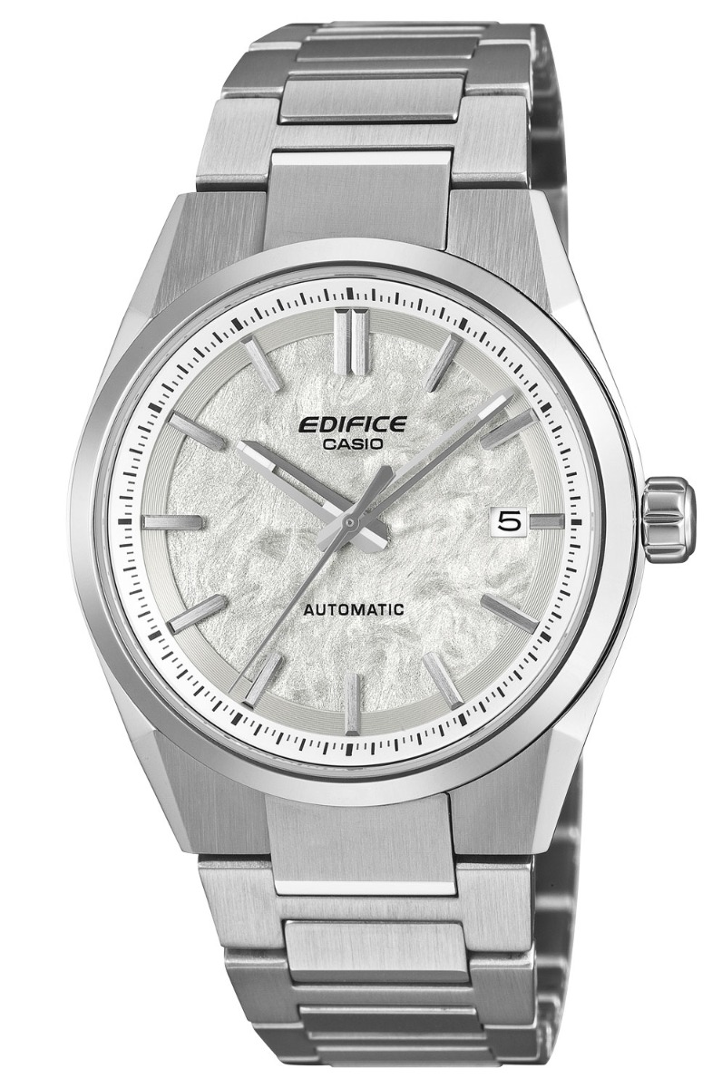 Casio Mens Sapphire Automatic 38mm - Mechanical Automatic (hand-wound) - Silver - Herrklocka - Rostfri stål - Safir