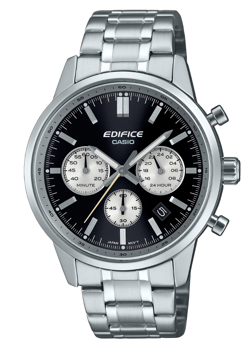 Casio Edifice EFR-575D-1AEF - Quartz - Silver - Herrklocka - Rostfri stål - Härdat mineralglas
