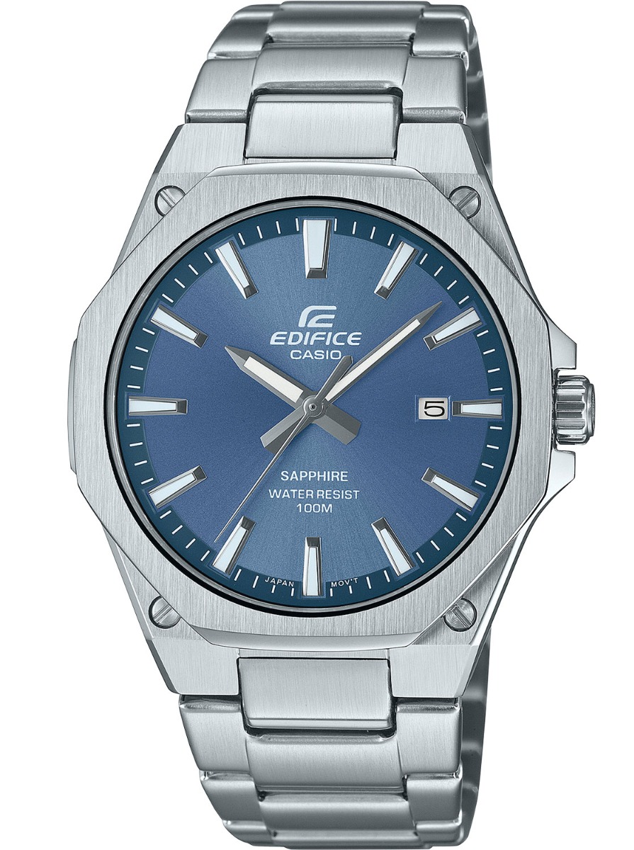 Casio Edifice EFR-S108D-2AVUEF - Quartz - Silver - Herrklocka - Rostfri stål - Safir
