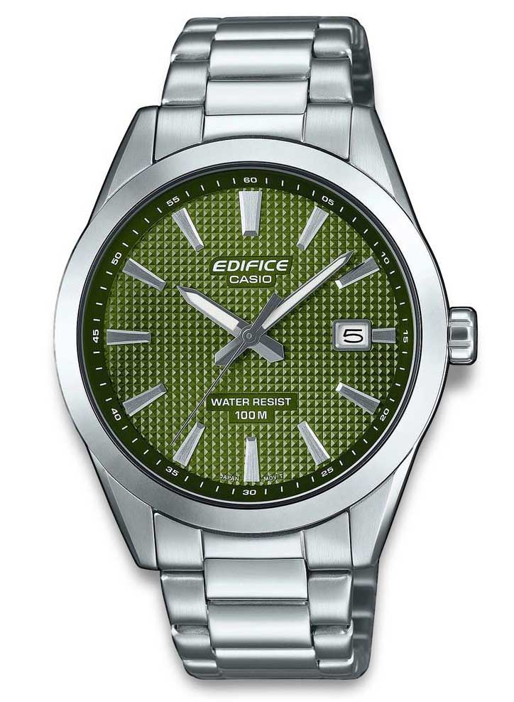 Casio Edifice EFV-160D-3AVEF - Quartz - Silver - Herrklocka - Rostfri stål - Härdat mineralglas