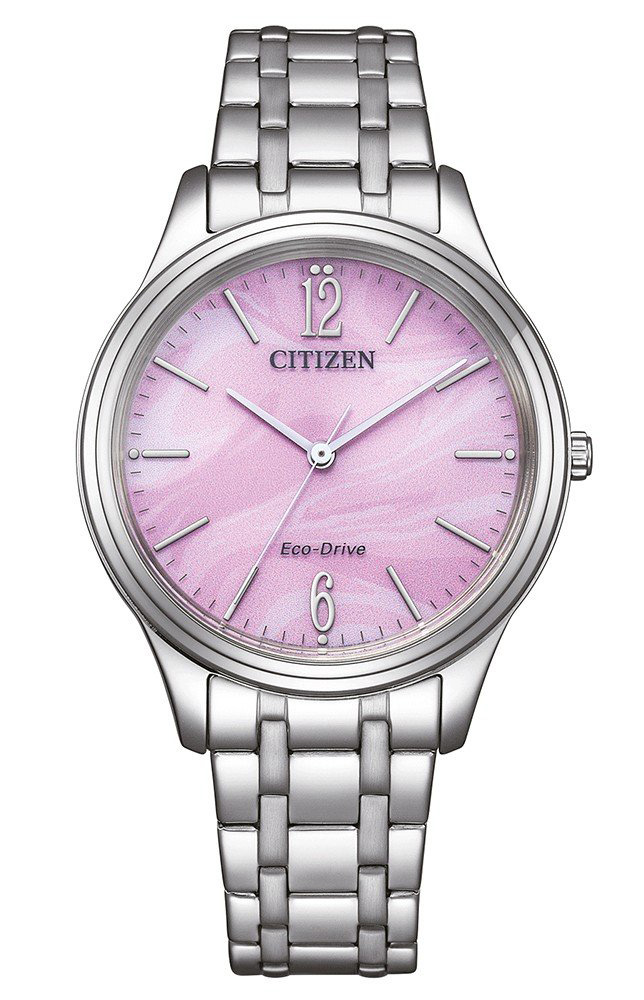 Citizen Eco-Drive Solar Powered EM0411-71X - Quartz - Silver - Damklocka - Rostfri stål - Härdat mineralglas