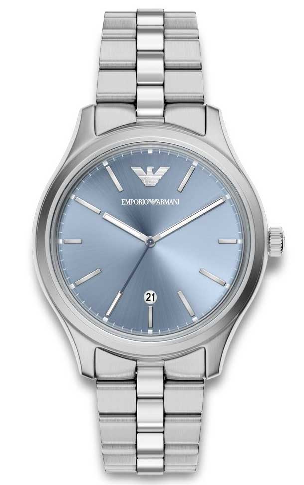 Emporio Armani Dario AR11748 - Quartz - Silver - Herrklocka - Rostfri stål - Härdat mineralglas