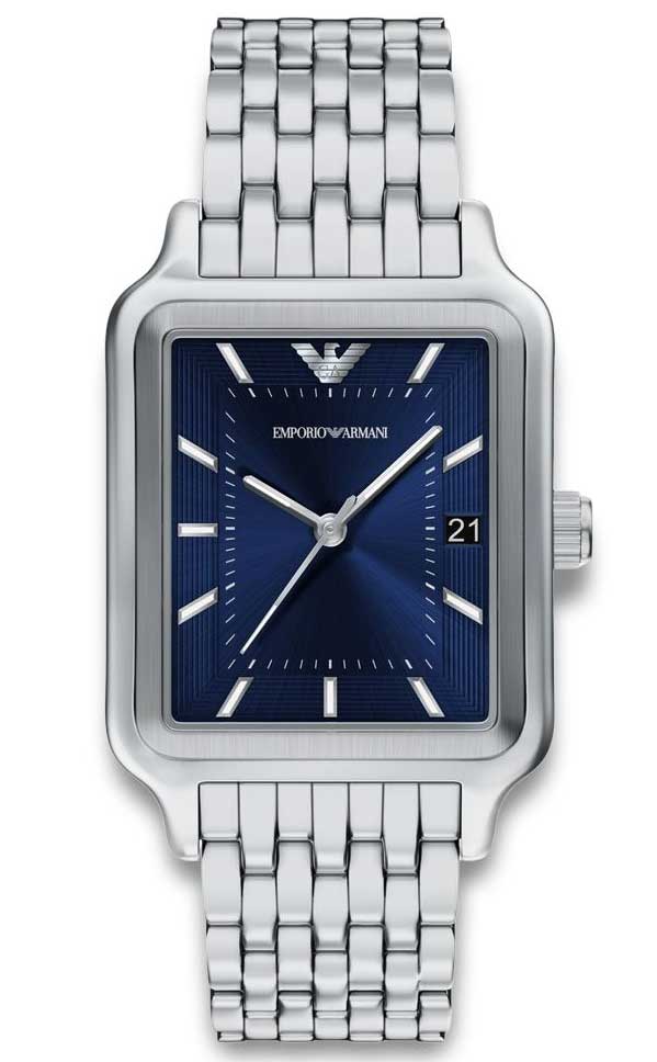 Emporio Armani Diego AR11754 - Quartz - Silver - Herrklocka - Rostfri stål - Härdat mineralglas