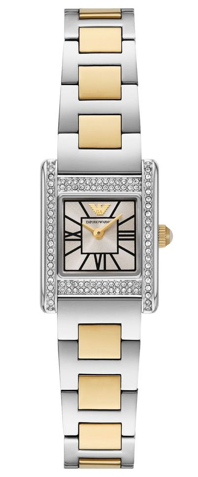 Emporio Armani Genni AR11704 - Quartz - Silver - Damklocka - Rostfri stål - Härdat mineralglas