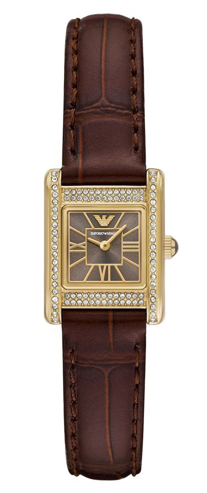 Emporio Armani Genni AR11705 - Quartz - Guld - Damklocka - Läder - Härdat mineralglas