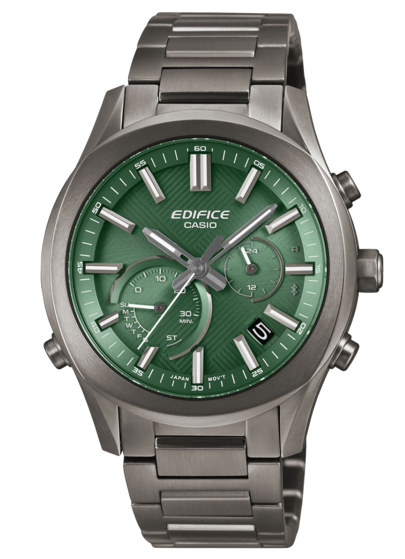 Casio Edifice Bluetooth EQB-1300DC-3AEF - Quartz - Grå - Herrklocka - Rostfri stål - Safir
