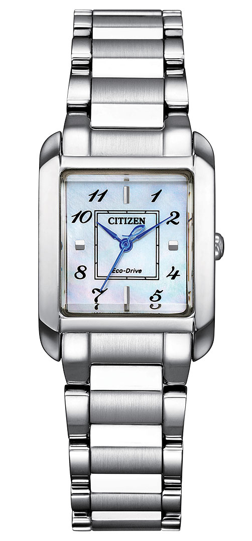 Citizen Eco-Drive L EW5600-87D - Quartz - Silver - Damklocka - Rostfri stål - Safir
